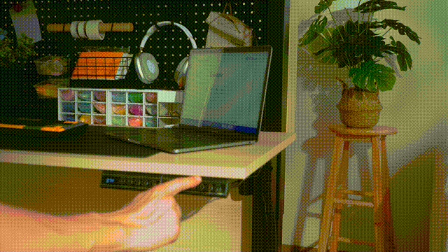 MakiMate hidden pegboard storage demonstration